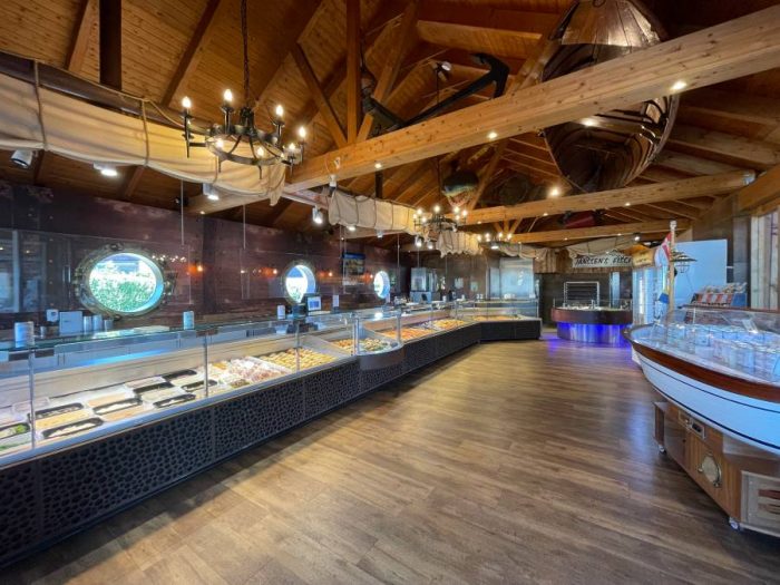 Verkaufsraum im Weitwinkel