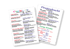Cocktailkarte